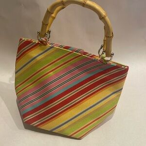 Brightly colored Talbots Purse